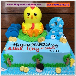 Bánh Sinh Nhật Con Gà Tuổi Dậu - V17